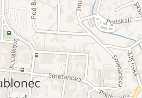 Emilie Floriánové v obci Jablonec nad Nisou - mapa ulice