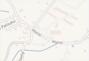 Horní v obci Jablonec nad Nisou - mapa ulice