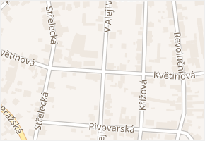 Květinová v obci Jablonec nad Nisou - mapa ulice