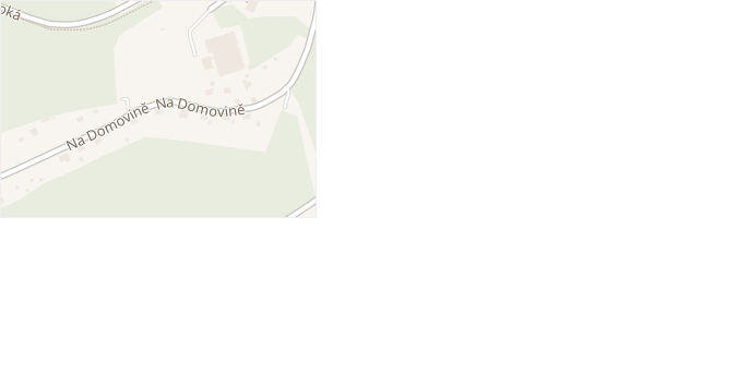 Na Domovině v obci Jablonec nad Nisou - mapa ulice
