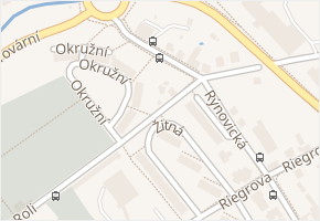 Na Roli v obci Jablonec nad Nisou - mapa ulice