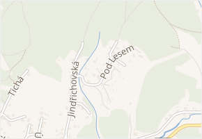 Pod Lesem v obci Jablonec nad Nisou - mapa ulice