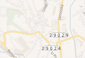 Pod Strání v obci Jablonec nad Nisou - mapa ulice