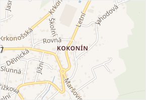 Požární v obci Jablonec nad Nisou - mapa ulice
