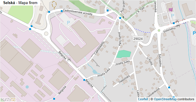 Selská - mapa firem