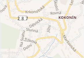 Šeříková v obci Jablonec nad Nisou - mapa ulice