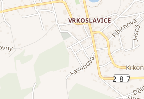 Spádová v obci Jablonec nad Nisou - mapa ulice