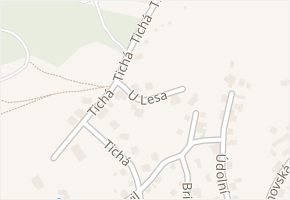 U Lesa v obci Jablonec nad Nisou - mapa ulice