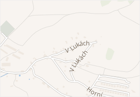 V Lukách v obci Jablonec nad Nisou - mapa ulice