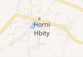 Horní Hbity v obci Jablonná - mapa části obce