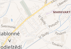 Alšova v obci Jablonné v Podještědí - mapa ulice