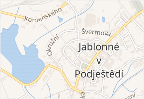 Karoliny Světlé v obci Jablonné v Podještědí - mapa ulice