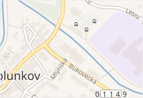 Bukovecká v obci Jablunkov - mapa ulice