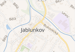 Nádražní v obci Jablunkov - mapa ulice