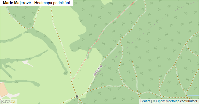 Marie Majerové - mapa podnikání