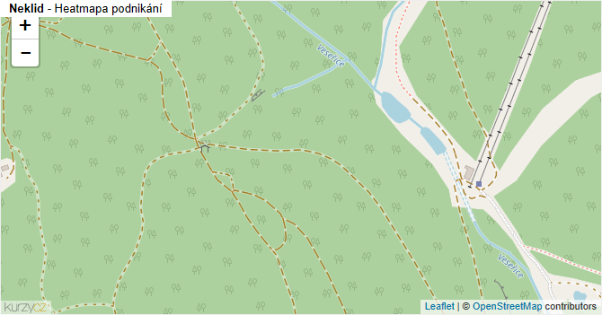 Neklid - mapa podnikání
