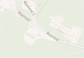 Rovnost I. v obci Jáchymov - mapa ulice