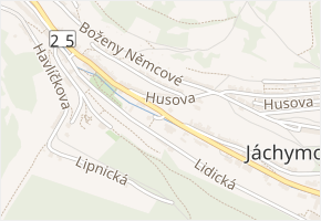 tř. Dukel. hrdinu v obci Jáchymov - mapa ulice