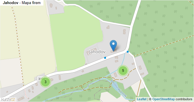 Jahodov - mapa firem