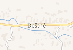 Deštné v obci Jakartovice - mapa části obce
