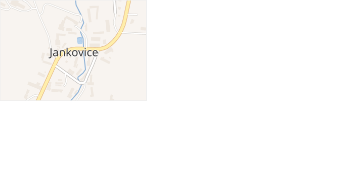 Jankovice v obci Jankovice - mapa části obce