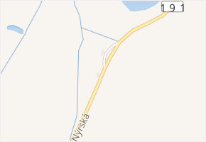 Granátka v obci Janovice nad Úhlavou - mapa ulice