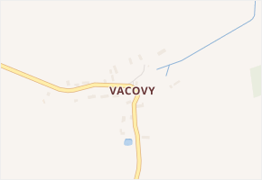 Vacovy v obci Janovice nad Úhlavou - mapa části obce