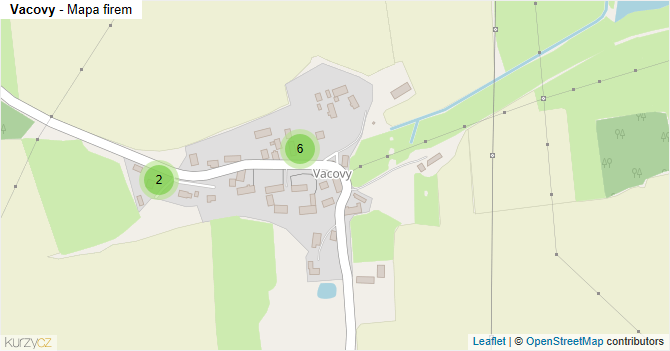 Vacovy - mapa firem
