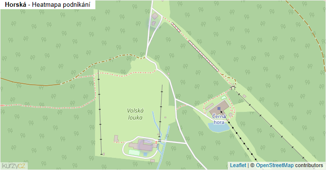 Horská - mapa podnikání