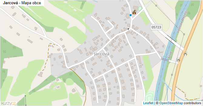 Jarcová - mapa obce