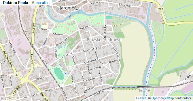 Doktora Paula - mapa ulice
