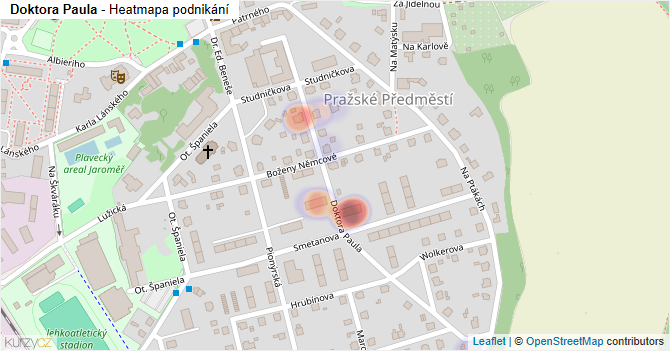 Doktora Paula - mapa podnikání