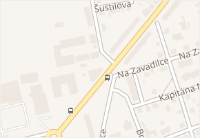 Hradecká v obci Jaroměř - mapa ulice