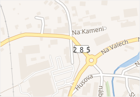 Labská v obci Jaroměř - mapa ulice