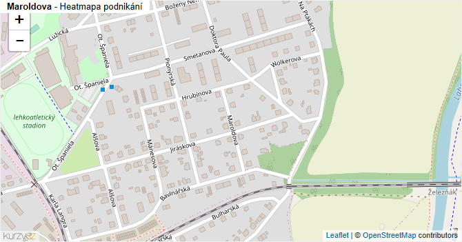 Maroldova - mapa podnikání
