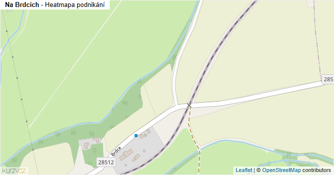 Na Brdcích - mapa podnikání