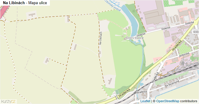 Na Libinách - mapa ulice
