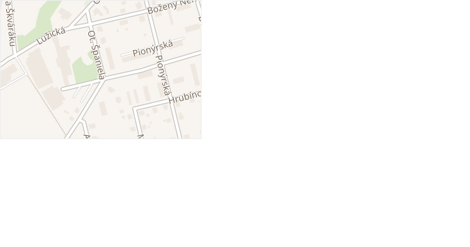 Ot. Španiela v obci Jaroměř - mapa ulice