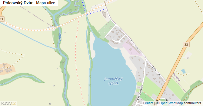 Polcovský Dvůr - mapa ulice