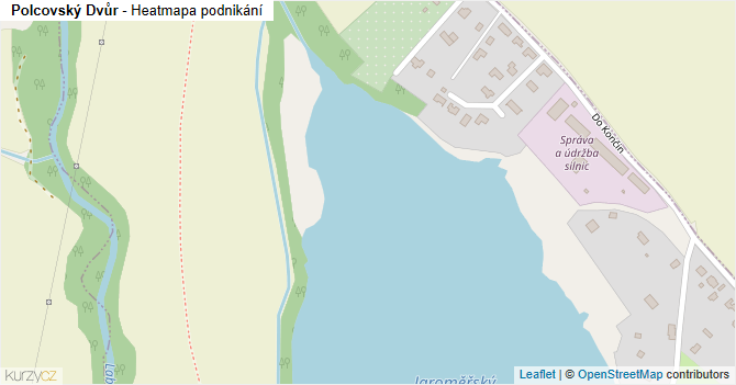 Polcovský Dvůr - mapa podnikání