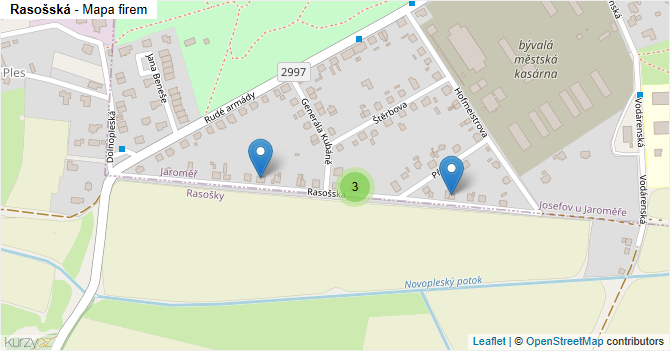 Rasošská - mapa firem