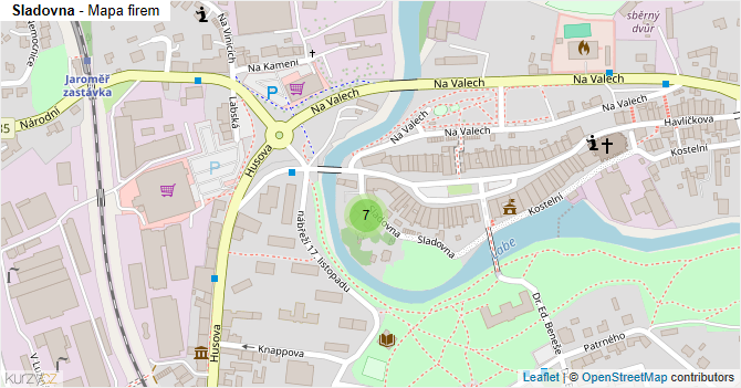 Sladovna - mapa firem
