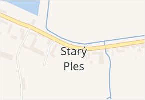 Starý Ples v obci Jaroměř - mapa části obce