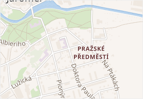 Studničkova v obci Jaroměř - mapa ulice