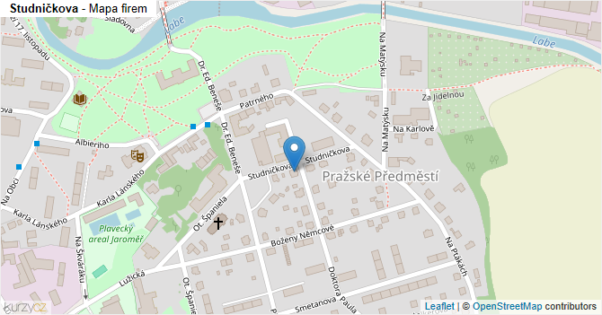 Studničkova - mapa firem