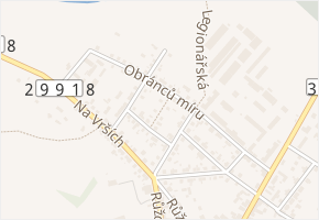 Terronská v obci Jaroměř - mapa ulice