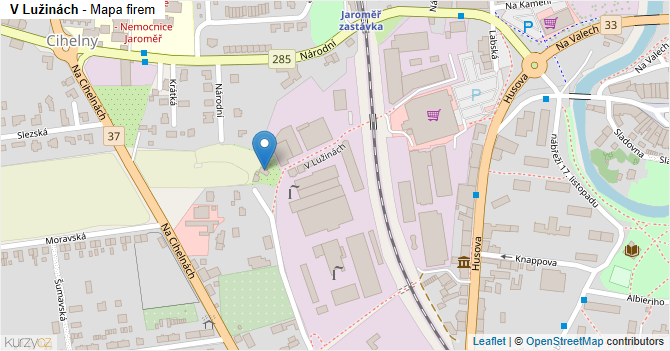 V Lužinách - mapa firem