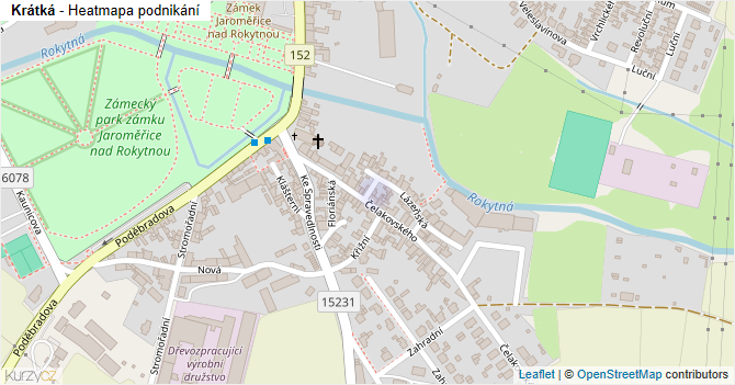 Krátká - mapa podnikání