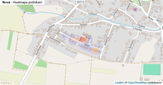 Nová - mapa podnikání