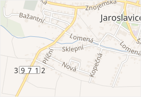 Sklepní v obci Jaroslavice - mapa ulice